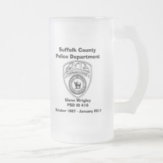 De Cerveja Vidro Jateado Caneca da aposentadoria