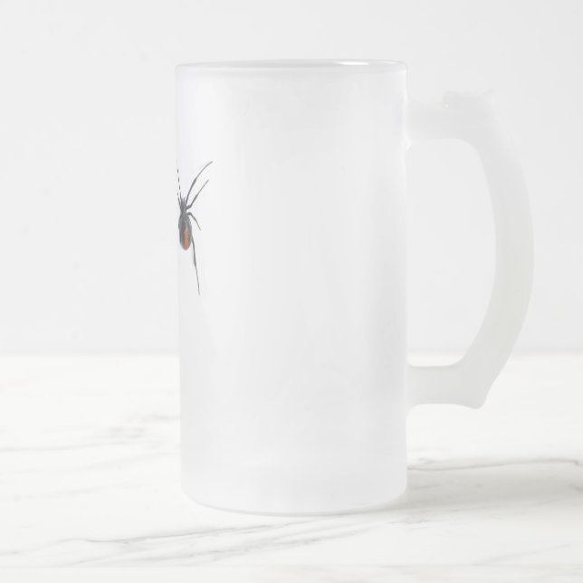 De Cerveja Vidro Jateado Caneca da aranha (Direita)