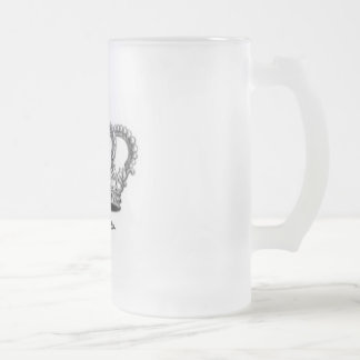 De Cerveja Vidro Jateado Caneca da coroa
