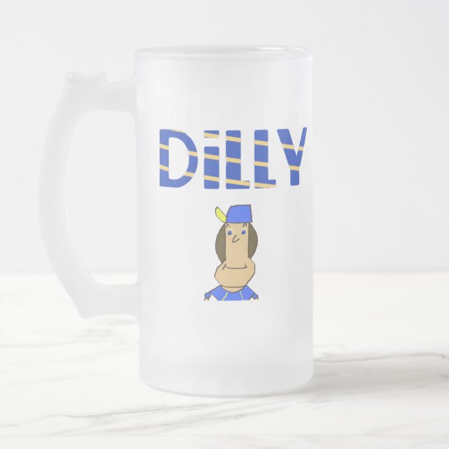 De Cerveja Vidro Jateado Caneca Dilly Frosted (Esquerda)