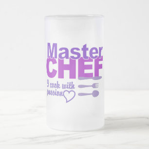 De Cerveja Vidro Jateado Caneca do cozinheiro chefe mestre