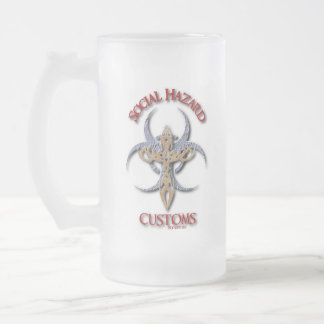 De Cerveja Vidro Jateado caneca do fosco