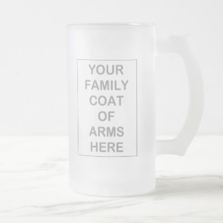 De Cerveja Vidro Jateado Caneca do fosco da brasão