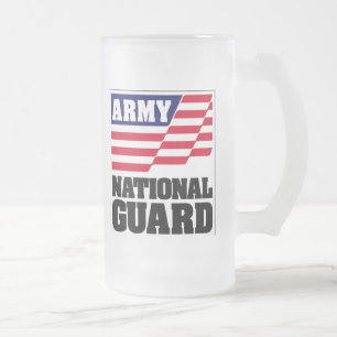 De Cerveja Vidro Jateado Caneca do fosco da guarda nacional do exército