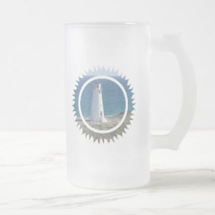De Cerveja Vidro Jateado Caneca do fosco do design do farol