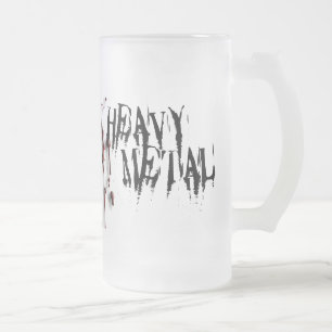 De Cerveja Vidro Jateado Caneca do fosco do metal pesado
