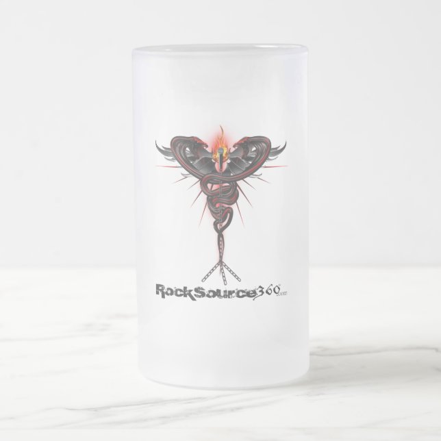 De Cerveja Vidro Jateado Caneca do fosco RS360 (Centro)