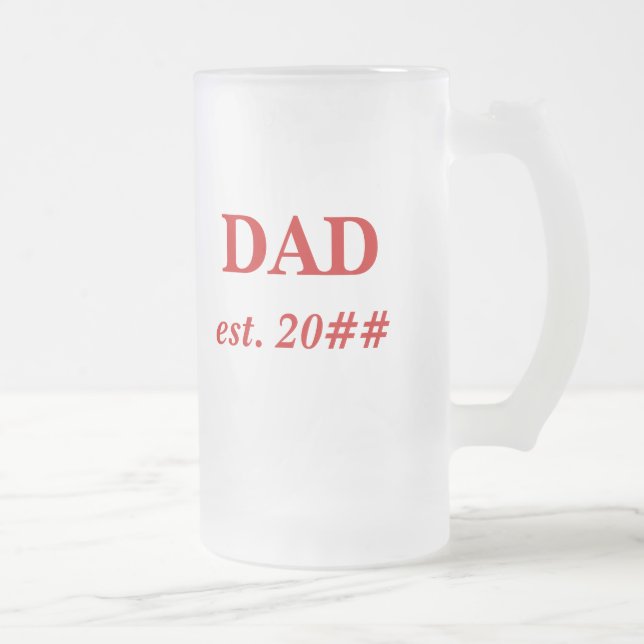 De Cerveja Vidro Jateado Caneca do PAI (Direita)