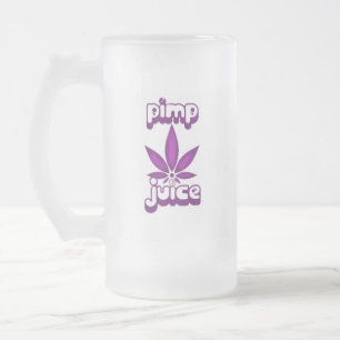 De Cerveja Vidro Jateado caneca do suco do proxeneta