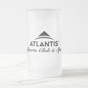 De Cerveja Vidro Jateado Caneca Fosca Atlântida
