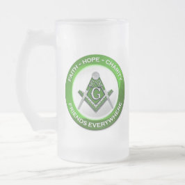 De Cerveja Vidro Jateado Caneca Geada Maçônica