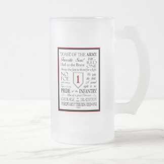 De Cerveja Vidro Jateado Caneca grande gelado da canção do vermelho um