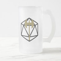 Caneca inspirada bárbara do fosco do D&D