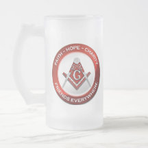 Caneca Maçônica Geada Vermelha