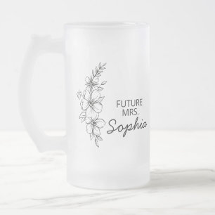 De Cerveja Vidro Jateado Caneca Senhora Futuro Noiva Para Ser Caneca Person