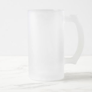 De Cerveja Vidro Jateado Criar sua própria caneca do fosco