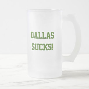 De Cerveja Vidro Jateado Dallas suga! Caneca