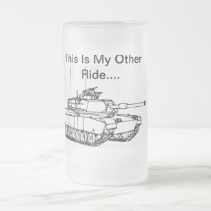 De Cerveja Vidro Jateado Esta é minha outra caneca do passeio M1A1
