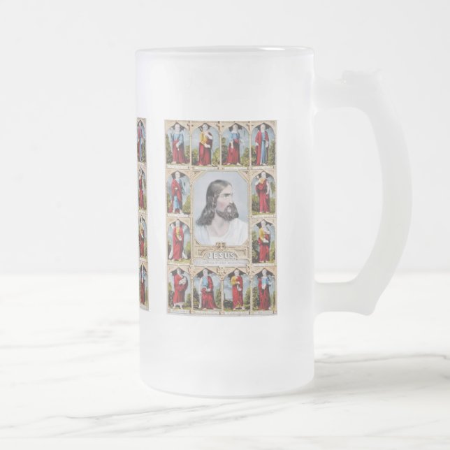 De Cerveja Vidro Jateado Jesus e a caneca dos apóstolos (Direita)