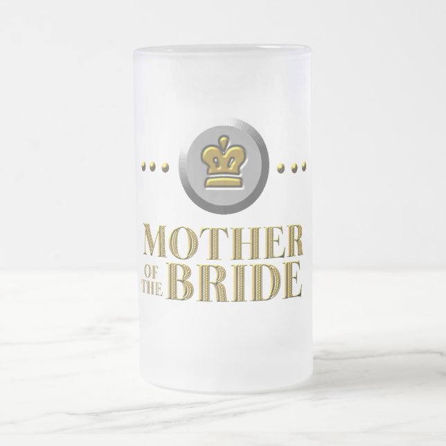 DE CERVEJA VIDRO JATEADO MÃE DA CANECA ROYALE DA NOIVA (Centro)