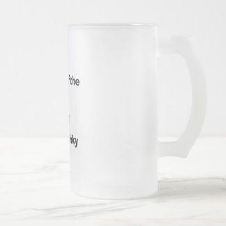 De Cerveja Vidro Jateado "Mestre" da caneca furtiva fedido do fosco