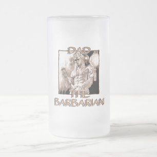 De Cerveja Vidro Jateado Pai, A Caneca Bárbara