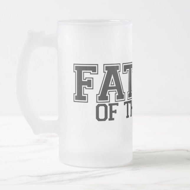 De Cerveja Vidro Jateado Pai da caneca da noiva (Esquerda)