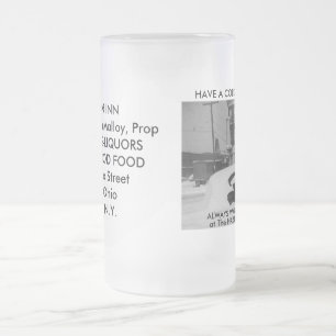 De Cerveja Vidro Jateado PENSÃO do PORTO - caneca do fosco