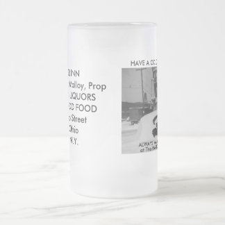 De Cerveja Vidro Jateado PENSÃO do PORTO - caneca do fosco