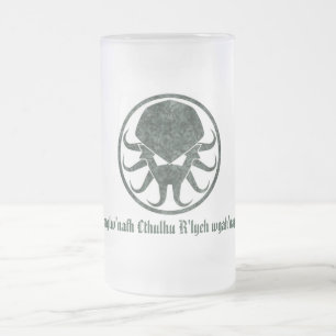De Cerveja Vidro Jateado uma outra caneca do cthulhu