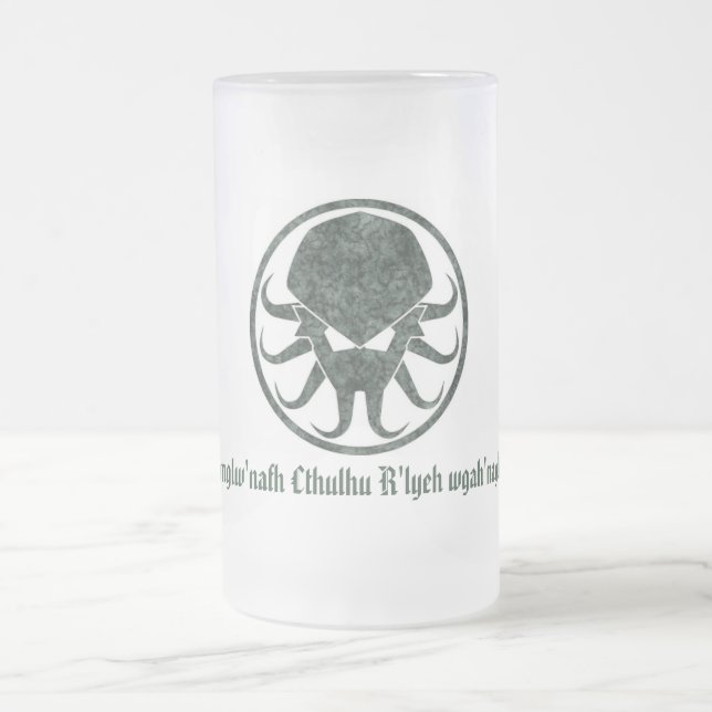 De Cerveja Vidro Jateado uma outra caneca do cthulhu (Centro)