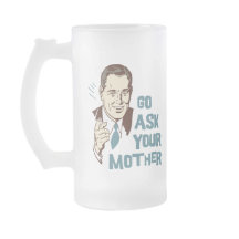 Vá pedem sua caneca da mãe o pai