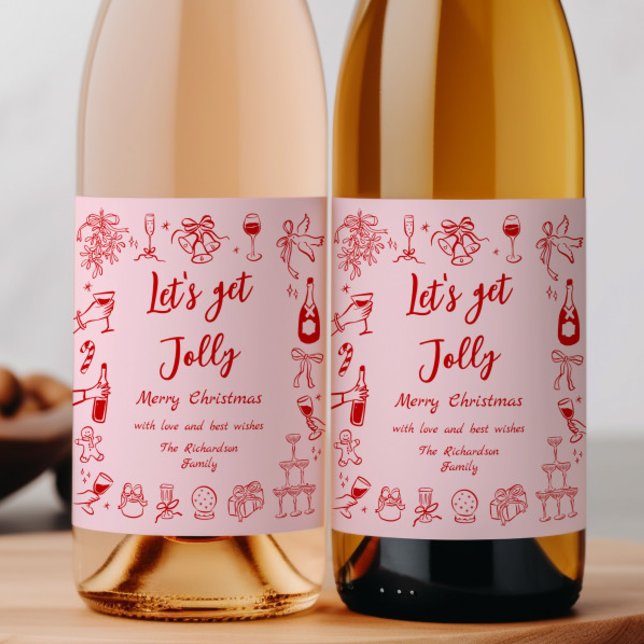De Cerveja Vinho Vermelho Cor-de-rosa Rótulo da garrafa Bebid (Criador carregado)