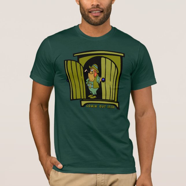 De Comin t-shirt irlandês para fora (Frente)