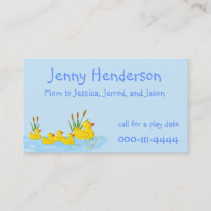 De Contato A borracha bonito Ducks o cartão feito sob