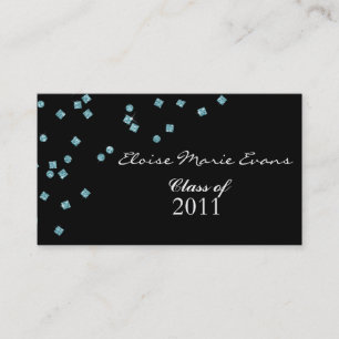 De Contato Cartão do representante da graduação do diamant