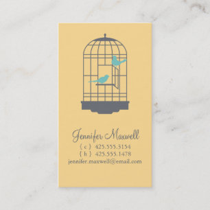 De Contato Cartão telefónico do Birdcage