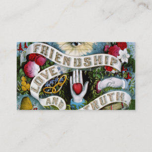 De Contato Cartão telefónico do perfil da arte do amor & da