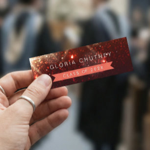 De Contato O na moda Sparkles o cartão conhecido da graduaç