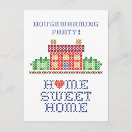 De Convite Cartão postal do Partido do Aquecimento Familiar