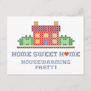 De Convite Cartão postal do Partido do Aquecimento Familiar
