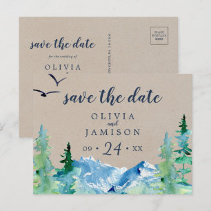 De Convite Kraft Rocky Mountain Salve cartão postal