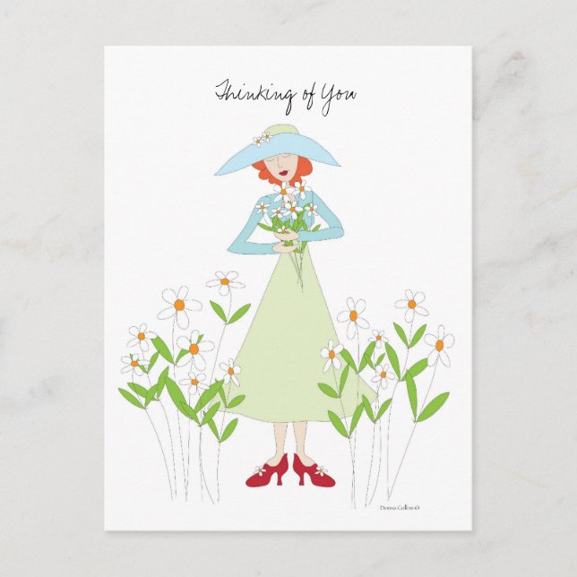 De Convite Pensando no seu cartão postal (Frente)