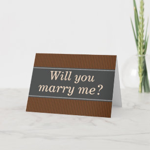 De cor russa "Você me casado?" Cartão