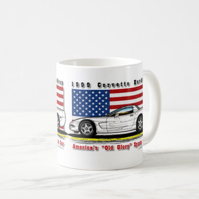De Corveta Hardtop caneca 1999 de café (Frente Esquerda)