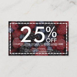 De Desconto cartão misturado do vale das bagas