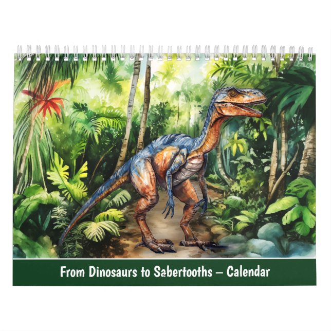 De Dinossauros a Sabre-dentes – Calendário (Capa)