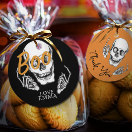 👓 de etiqueta de Caveira Boo