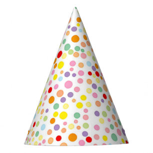 De Festa Chapéu do Partido Confetti Dots Colorido