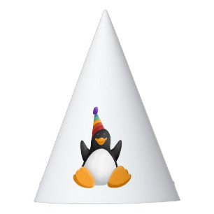 De Festa Chapéu do partido do pinguim do feliz aniversario